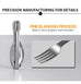 ROXON Out Door  Camping Cutlery Set  Stainless Steel Portable and Detachable