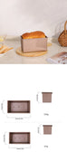 1Pcs Rectangle Loaf Pan with Cover Bread Baking Mould Cake Toast Non-Stick Toast Box with Lid Aluminized Steel Bread Mould