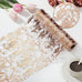 Sparkle Metallic Table Runners Gold Silver Thin Table Runner Glitter Sequin Metallic Foil Mesh Roll Birthday Party Decor Wedding