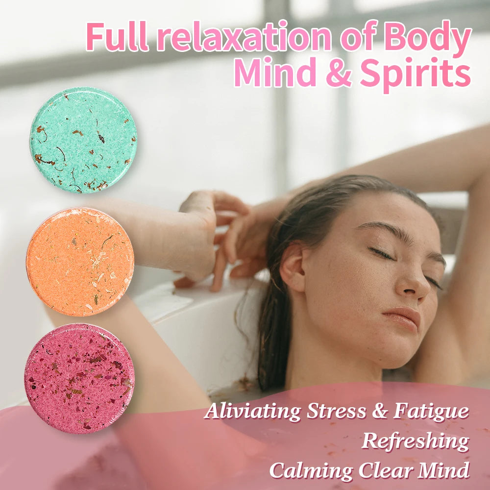 Lavender Shower Steamers – 6-Pack Aromatherapy Self-Care Gift for Women