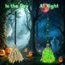 Halloween Witch Broom Light