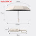 Ring Buckle Design Automatic Folding Umbrella for Men Extra Large Reinforced Wind & Rain-resistant Sunshade UV Umbrellas